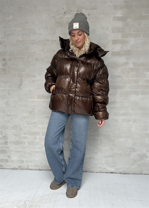 Active hood jakke Dark Oak Oval Square 